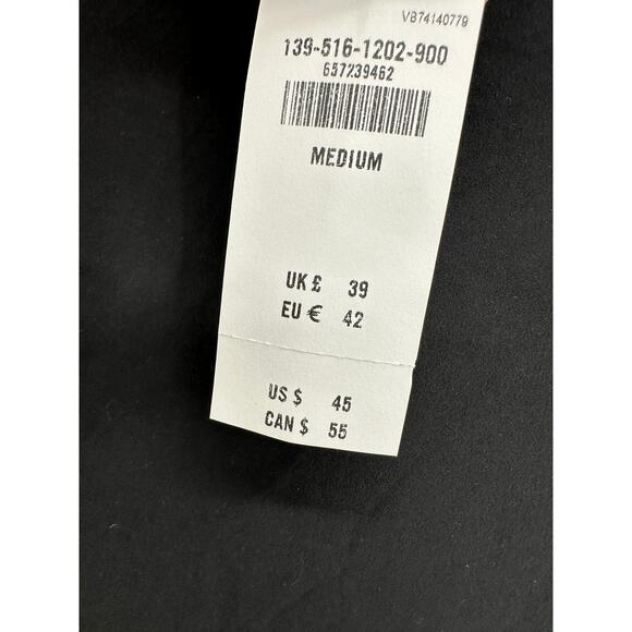 Abercrombie Womens Black Long Sleeve Fitted Shirt Size Medium NWT Basic Minimal - Picture 6 of 6